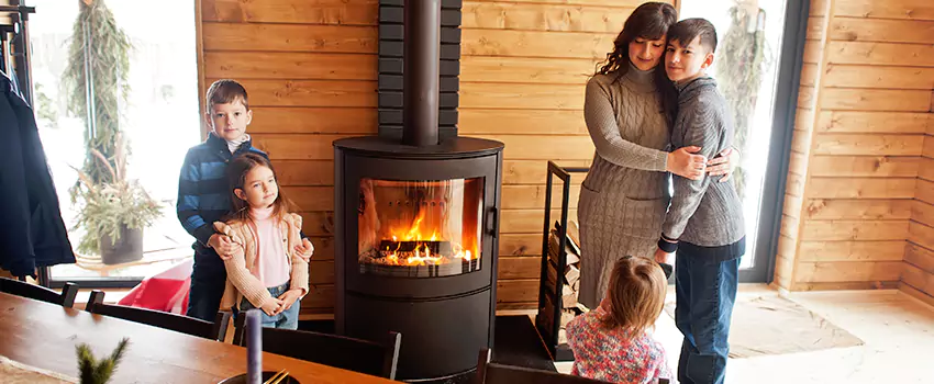Morso Cast Iron Fireplace Insert Installation in Troy, Michigan