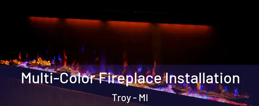  Multi-Color Fireplace Installation Troy - MI
